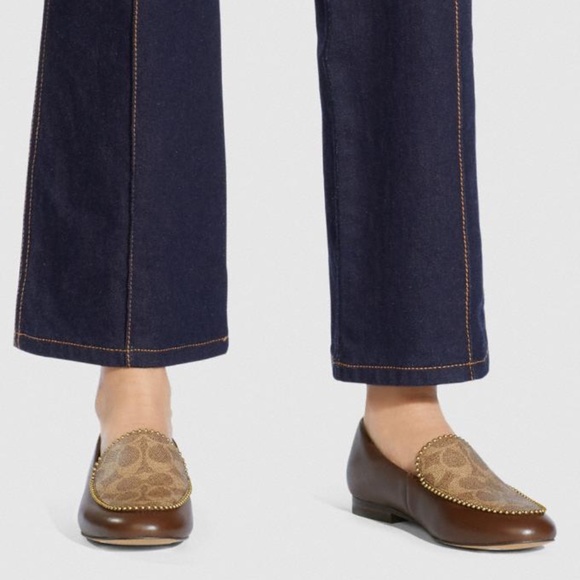 COACH Harper Beadchain Signature Mix Loafers - Picture 5 of 5